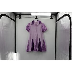 Fantastic Fawn Purple Sequin Dress Size Medium